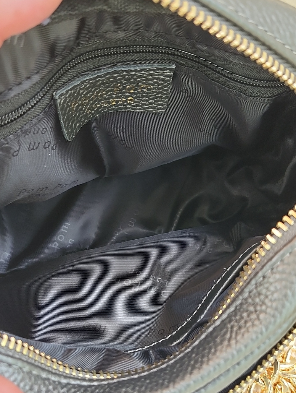 POM POM LONDON ORIGINAL LEATHER BAG - Picture 12 of 16